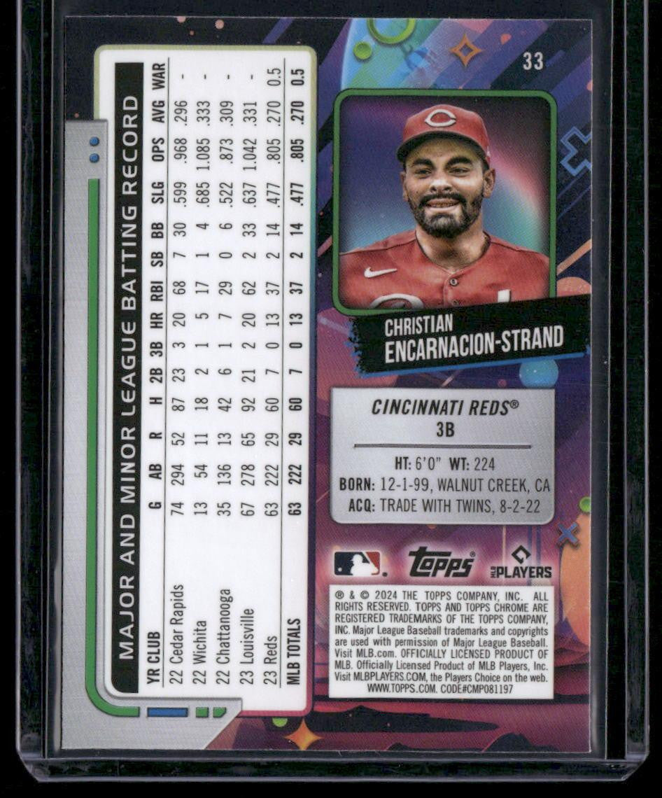 2024 Topps Chrome Cosmic #33 Christian Encarnacion-Strand