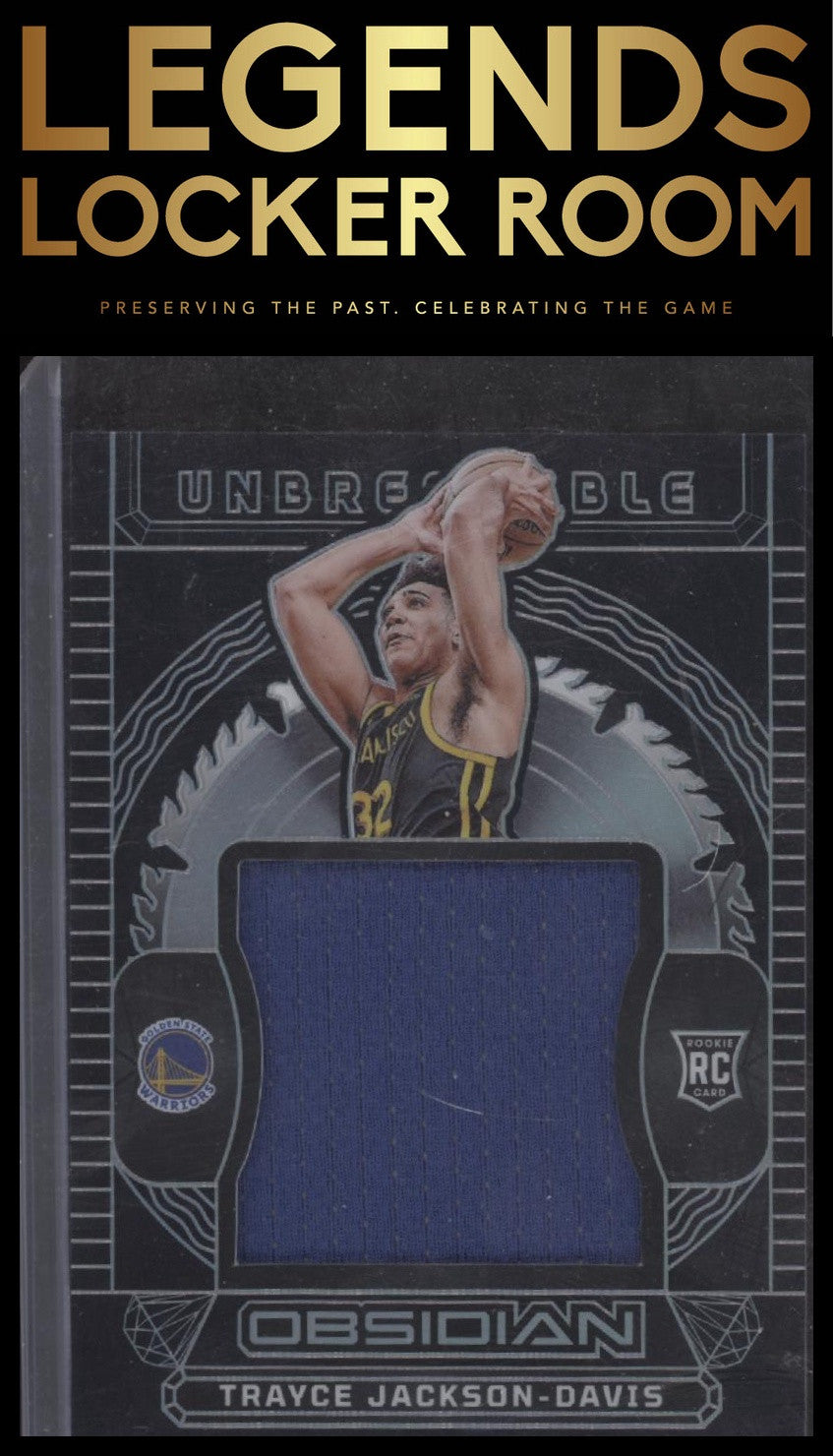2023-24 Panini Obsidian Trayce Jackson-Davis Unbreakable Mem #/249