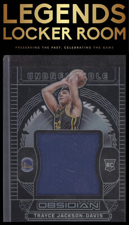 2023-24 Panini Obsidian Trayce Jackson-Davis Unbreakable Mem #/249