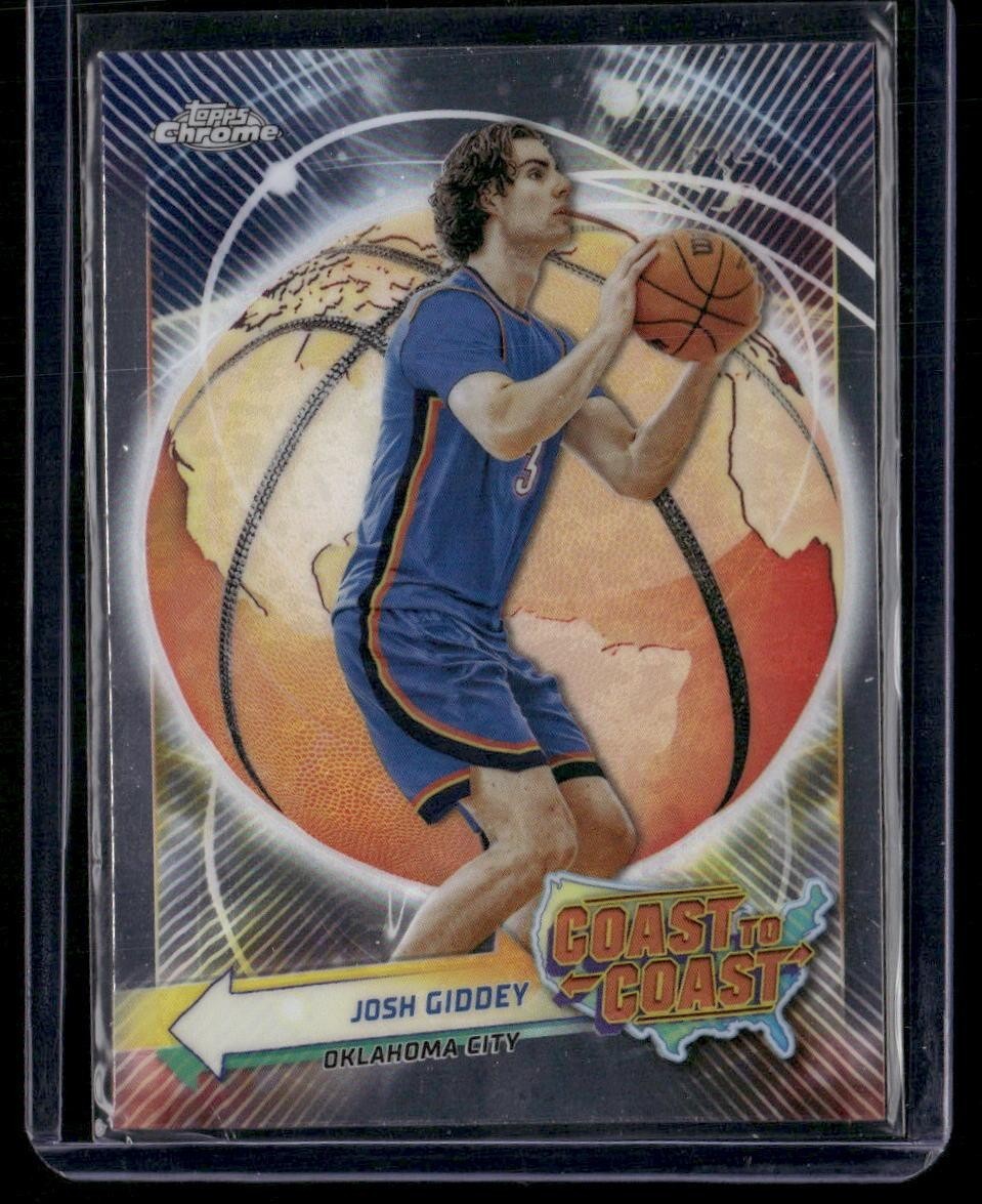 2023-24 Topps Chrome #CC-21 Josh Giddey Coast to Coast