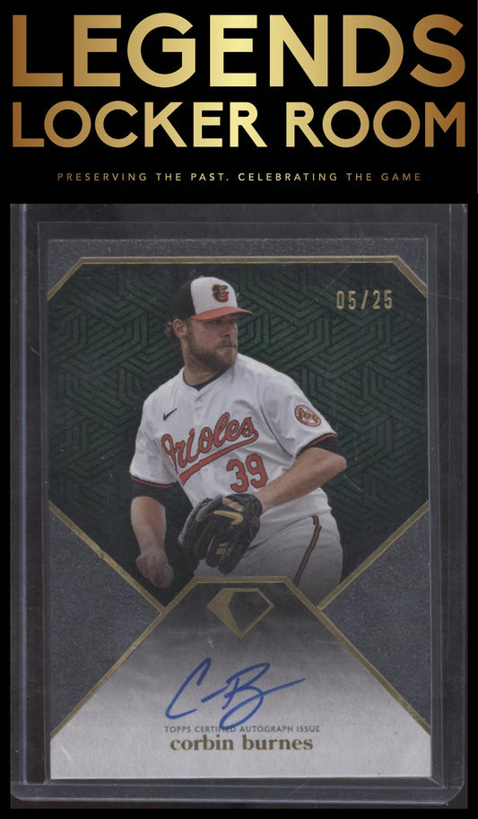 2024 Topps Diamond Icons #DIA-BUR Corbin Burnes Diamond Icons Autographs #/25