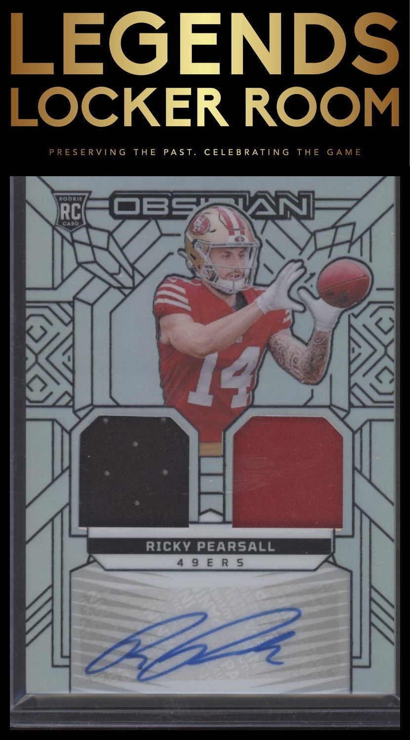 2024 Panini Obsidian Ricky Pearsall Rookie Material Ink /99