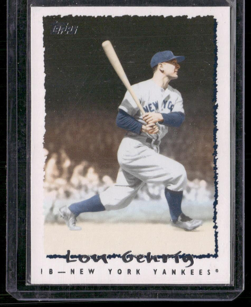 2010 Topps Update #VLC-38 Lou Gehrig Vintage Legends Collection