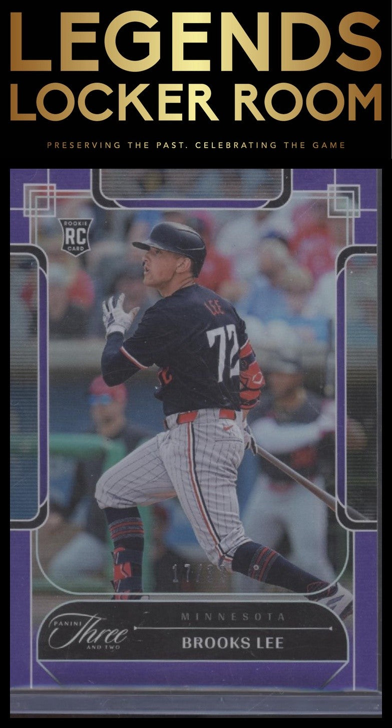 2024 Panini Three and Two #65 Brooks Lee Full Count (Parallel) #/32