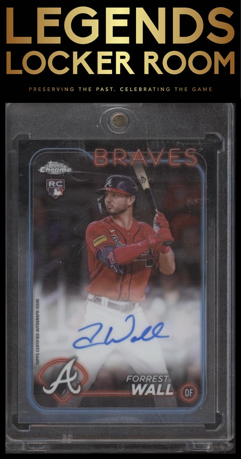 2024 Topps Chrome #RA-FW Forrest Wall Rookie Autographs