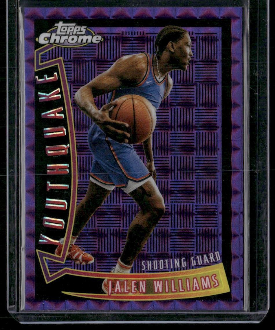 2023-24 Topps Chrome #YQ-11 Jalen Williams Youthquake