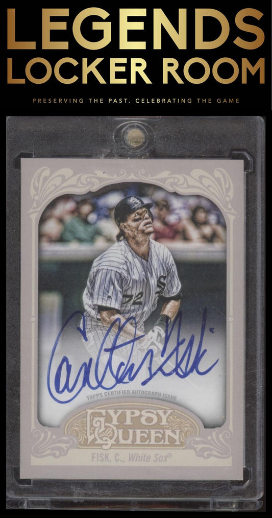 2012 Topps Gypsy Queen #GQA-CF Carlton Fisk Autographs