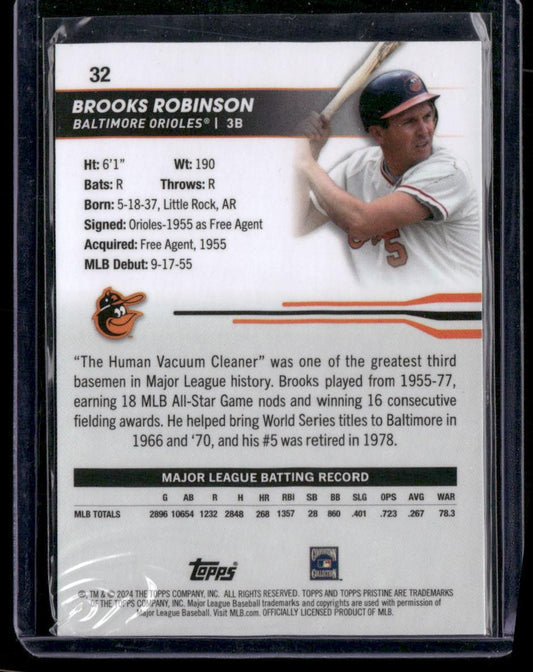 2024 Topps Pristine #32 Brooks Robinson