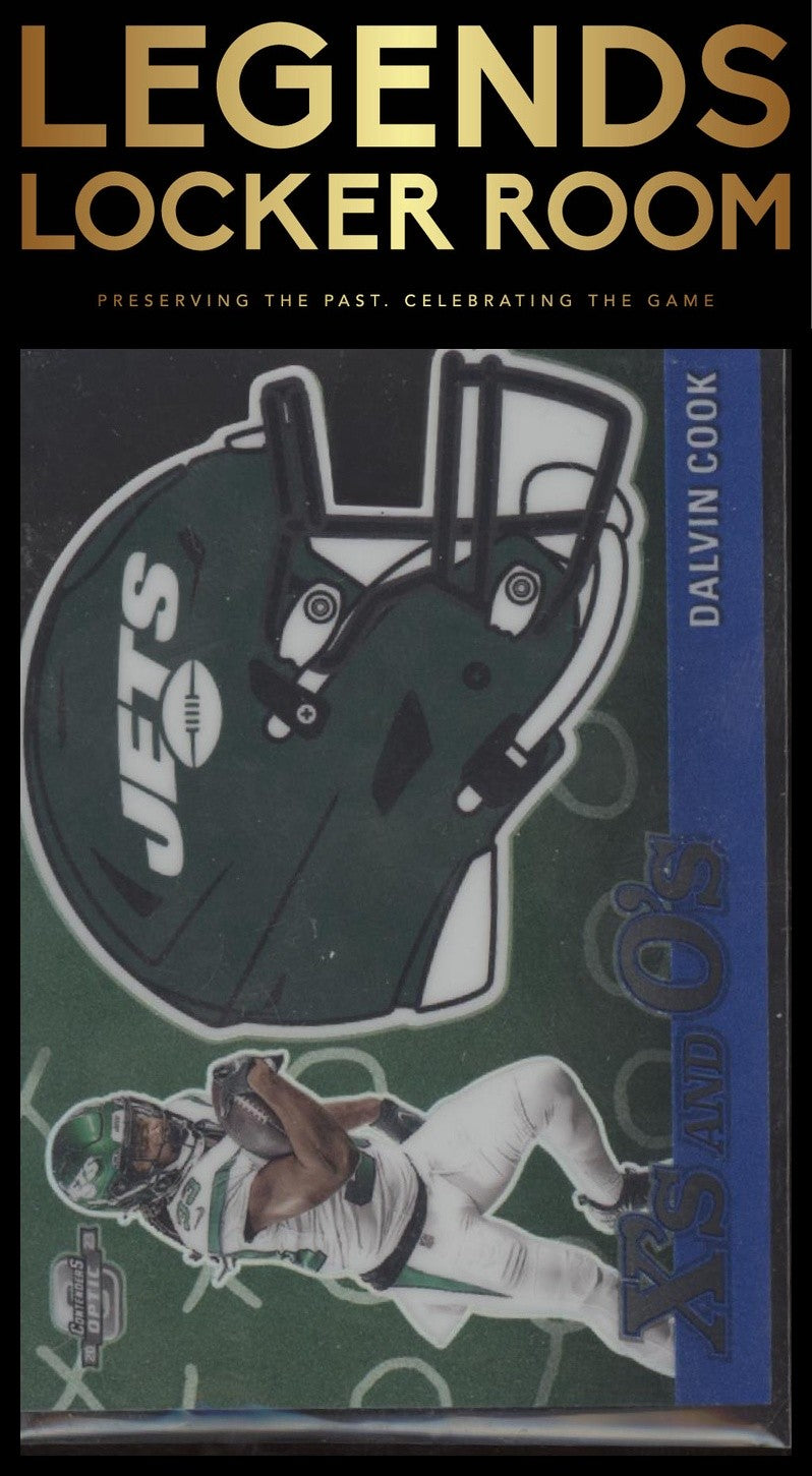 2023 Panini Contenders Optic #XO-20 Dalvin Cook X's and O's Blue #/99