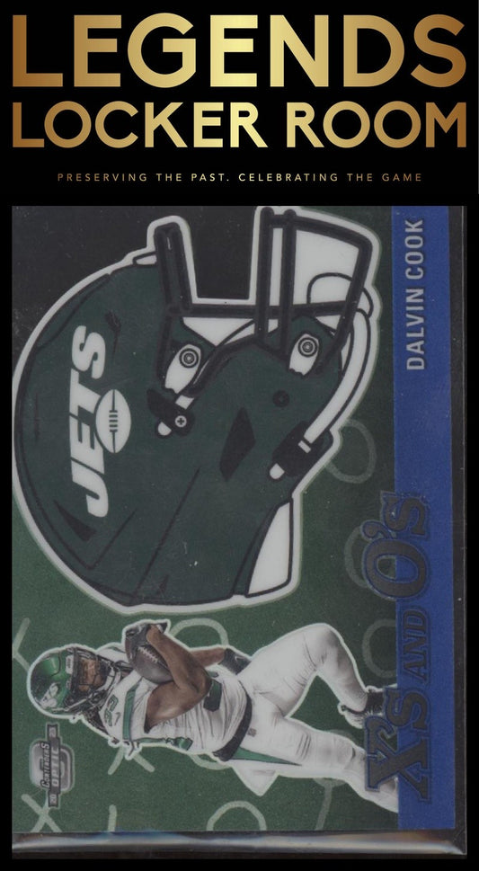 2023 Panini Contenders Optic #XO-20 Dalvin Cook X's and O's Blue #/99