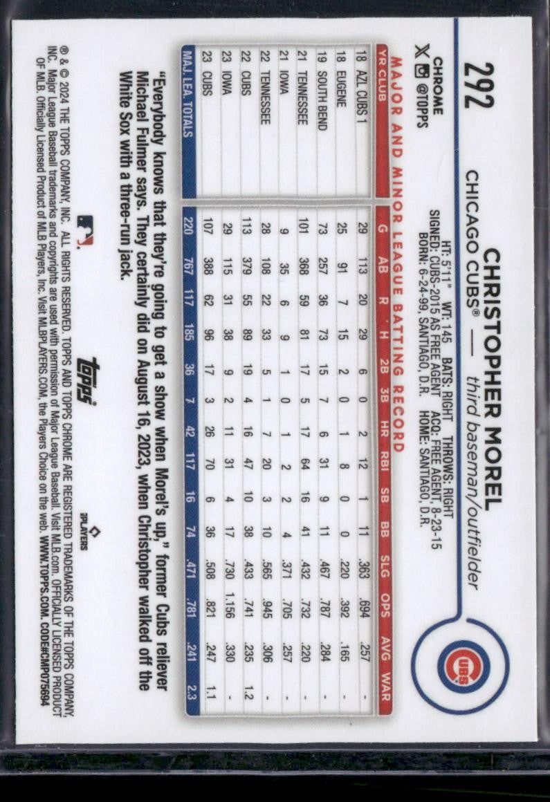 2024 Topps Chrome #292 Christopher Morel