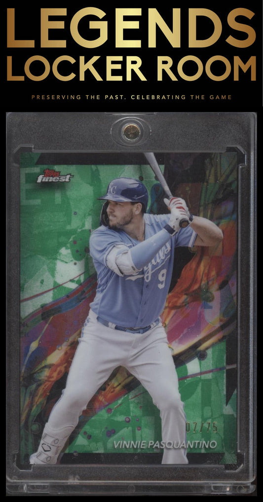2024 Finest #92 Vinnie Pasquantino Green Refractors #/75