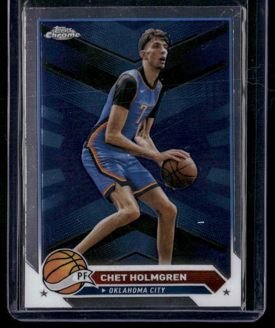 2023-24 Topps Chrome #196 Chet Holmgren