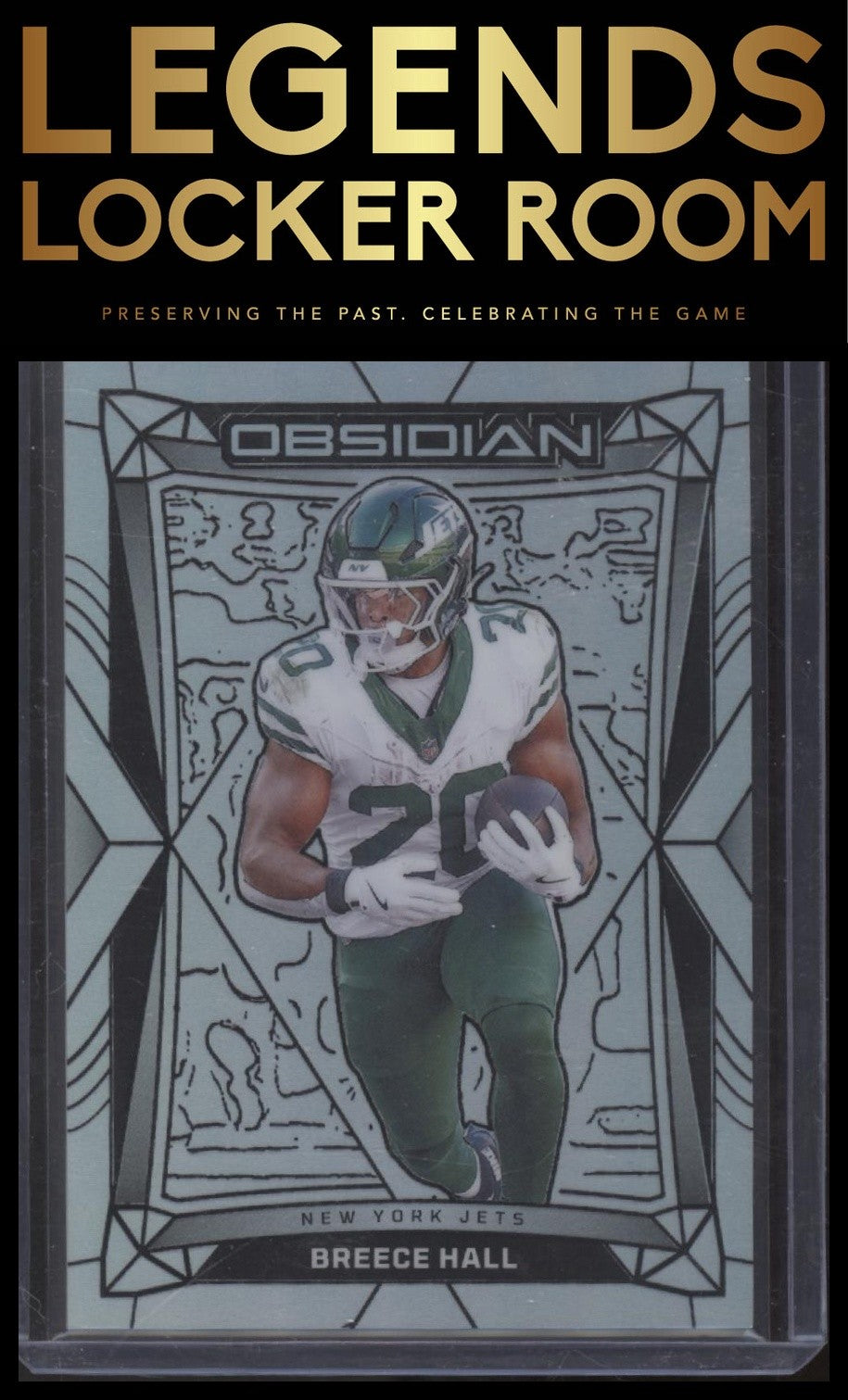 2024 Panini Obsidian Breece Hall Base Silver /75