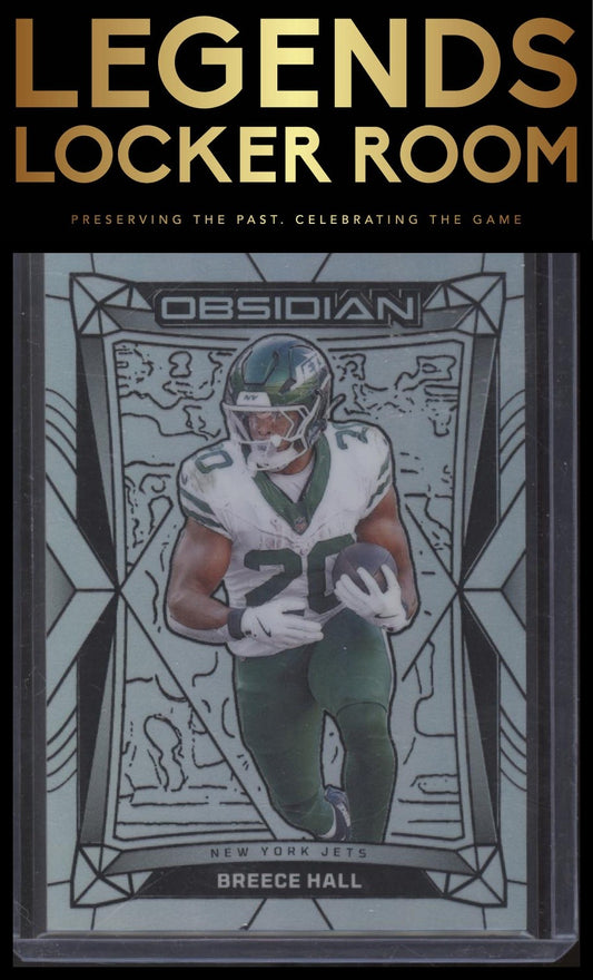 2024 Panini Obsidian Breece Hall Base Silver /75