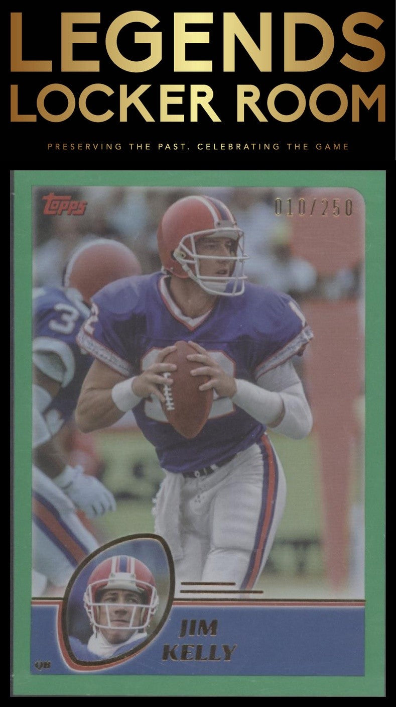 2023 Topps Composite #432 Jim Kelly Archives Green Rainbow Foilboard #/250