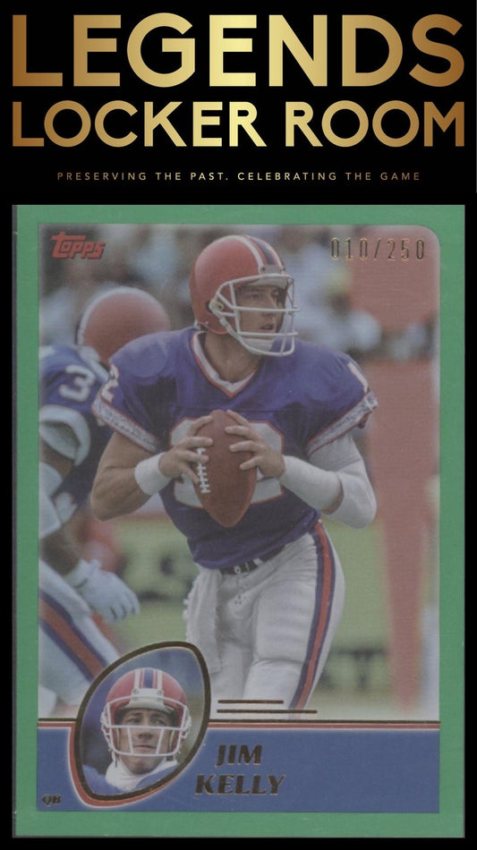 2023 Topps Composite #432 Jim Kelly Archives Green Rainbow Foilboard #/250
