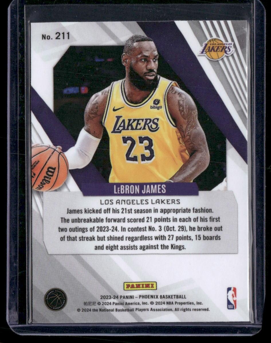 2023-24 Panini Phoenix #211 LeBron James