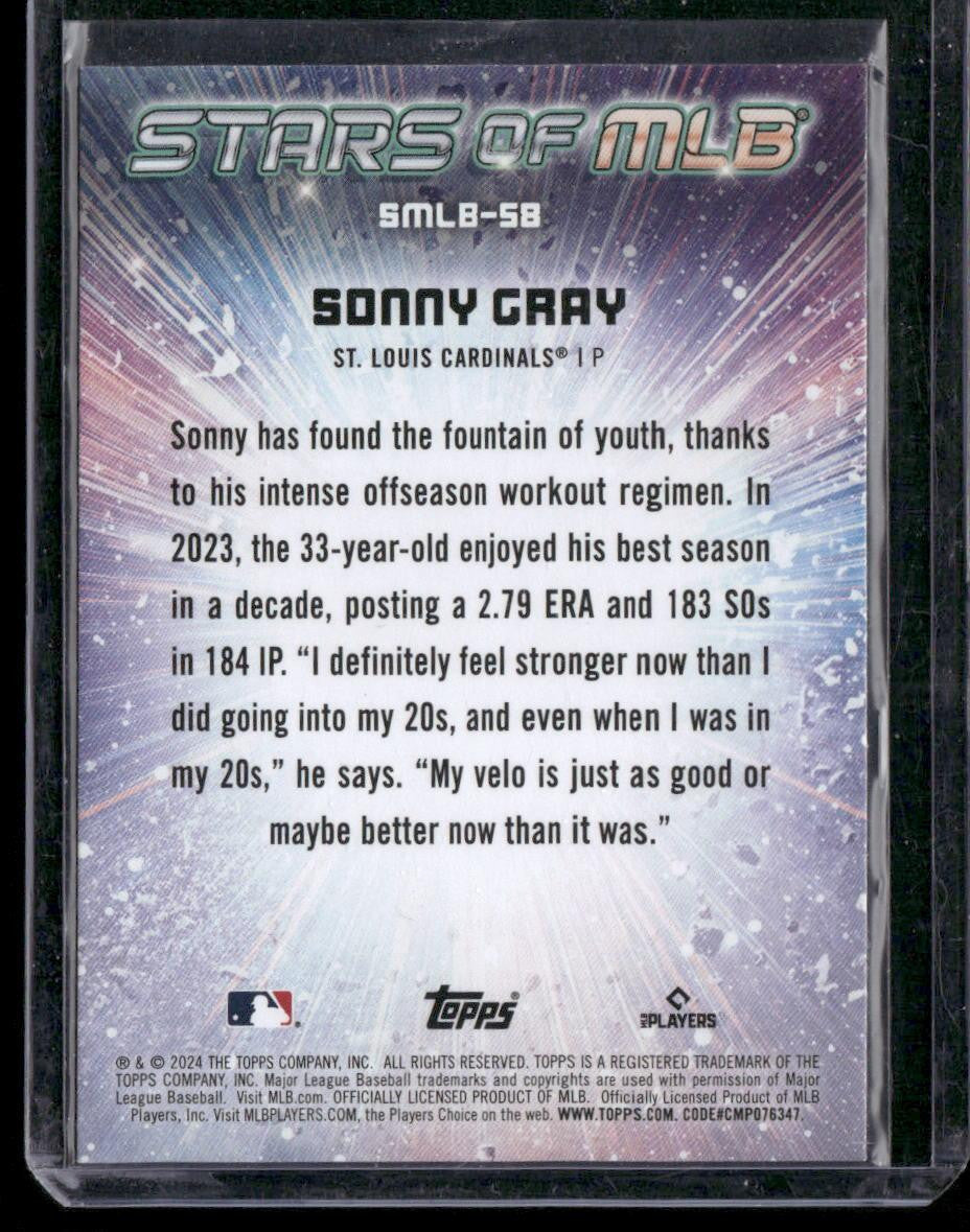 2024 Topps #SMLB-58 Sonny Gray Stars of MLB