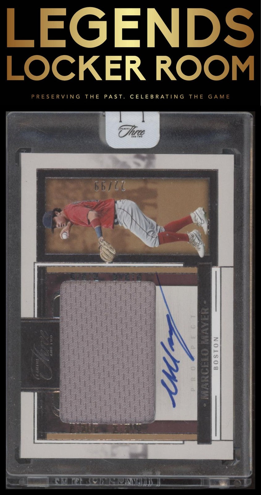 2024 Panini Three and Two Prospect Jersey Auto #PJA-MAM Marcelo Mayer