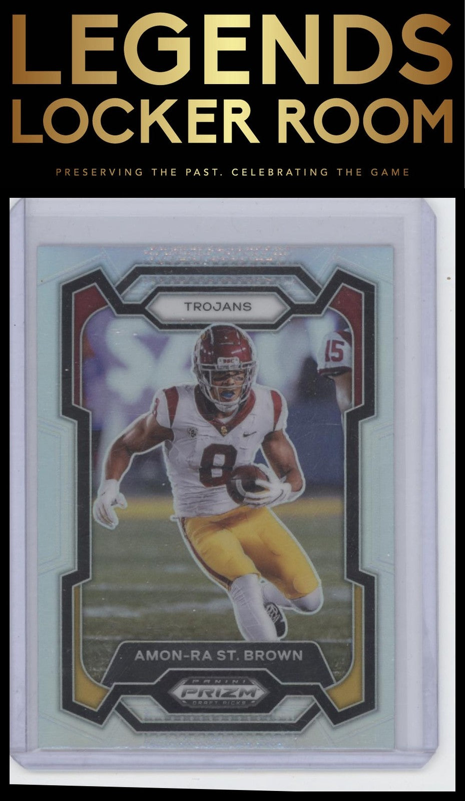 2024 Panini Prizm Draft Picks #41 Amon-Ra St. Brown Silver