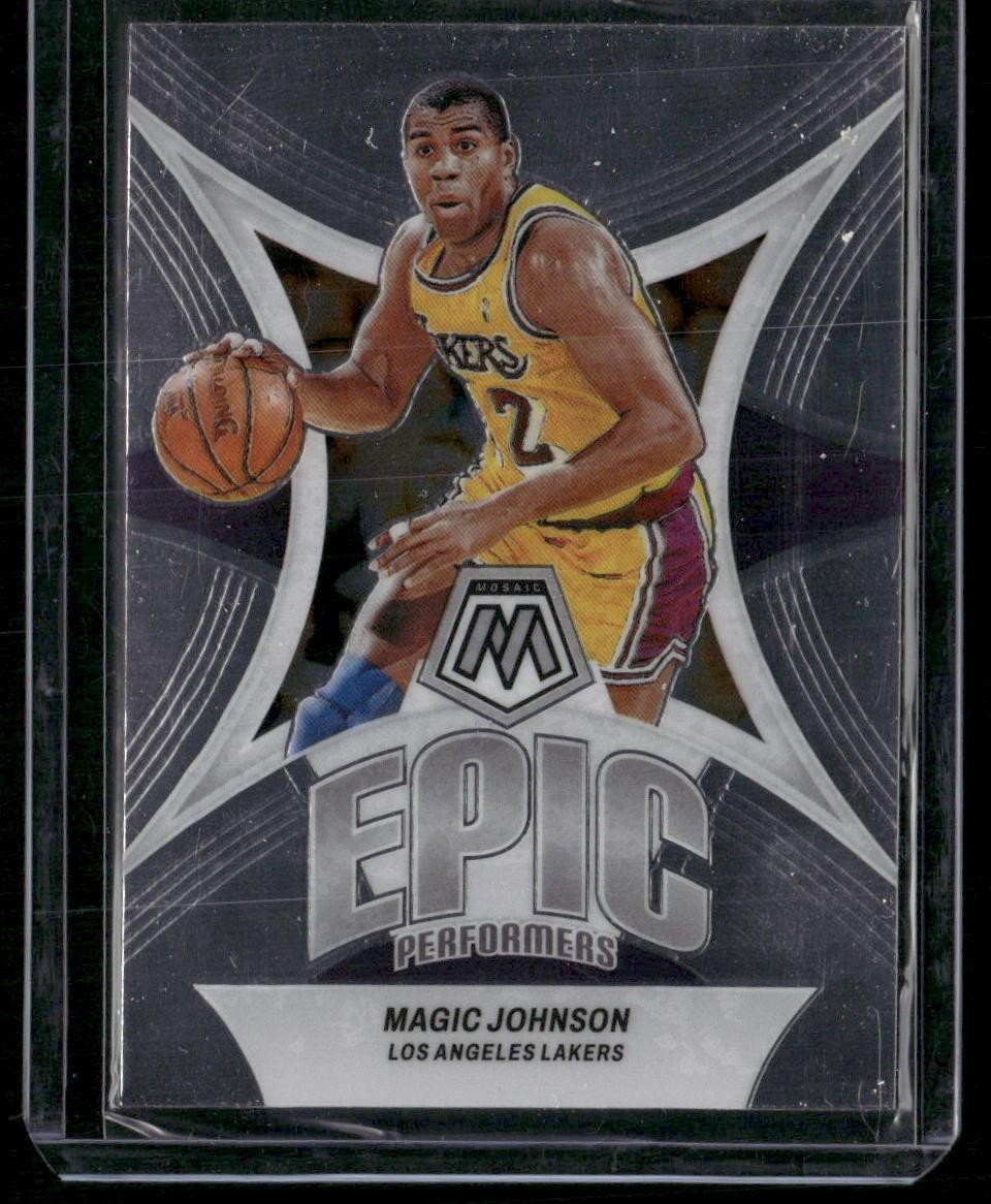2023-24 Panini Mosaic #16 Magic Johnson Epic Performers