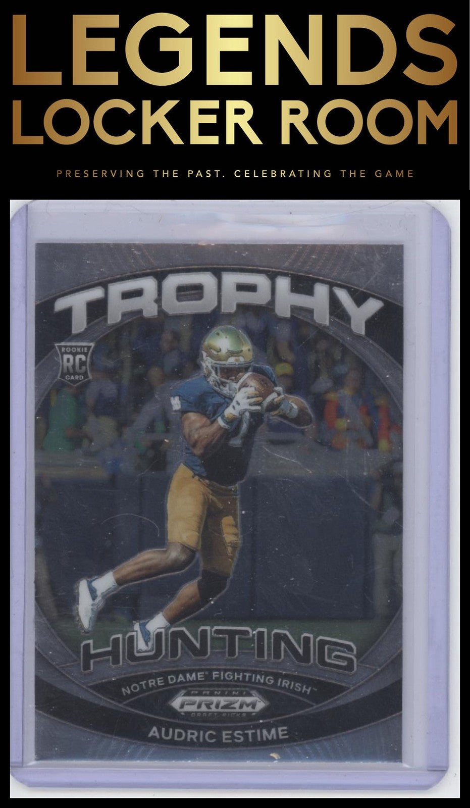 2024 Panini Prizm Draft Picks #TH-AEE Audric Estime Trophy Hunting
