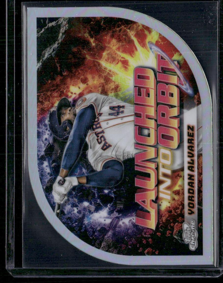 2024 Topps Chrome Cosmic #LIO-8 Yordan Alvarez Launched into Orbit