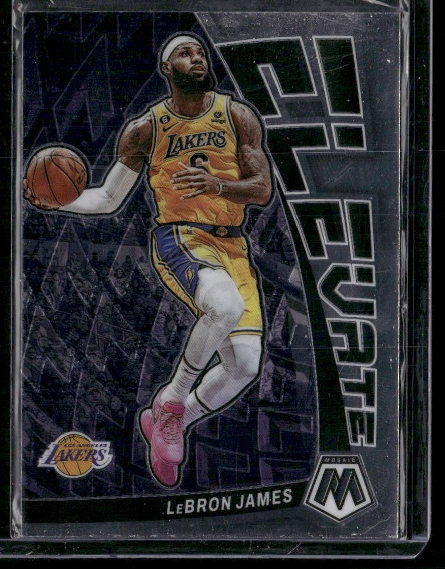 2022-23 Panini Mosaic #4 LeBron James Elevate
