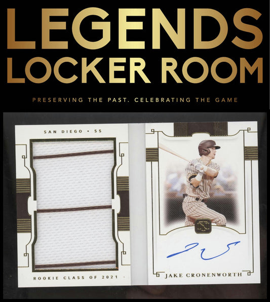 2021 Panini National Treasures Jake Cronenworth Rookie Auto Booklet /99