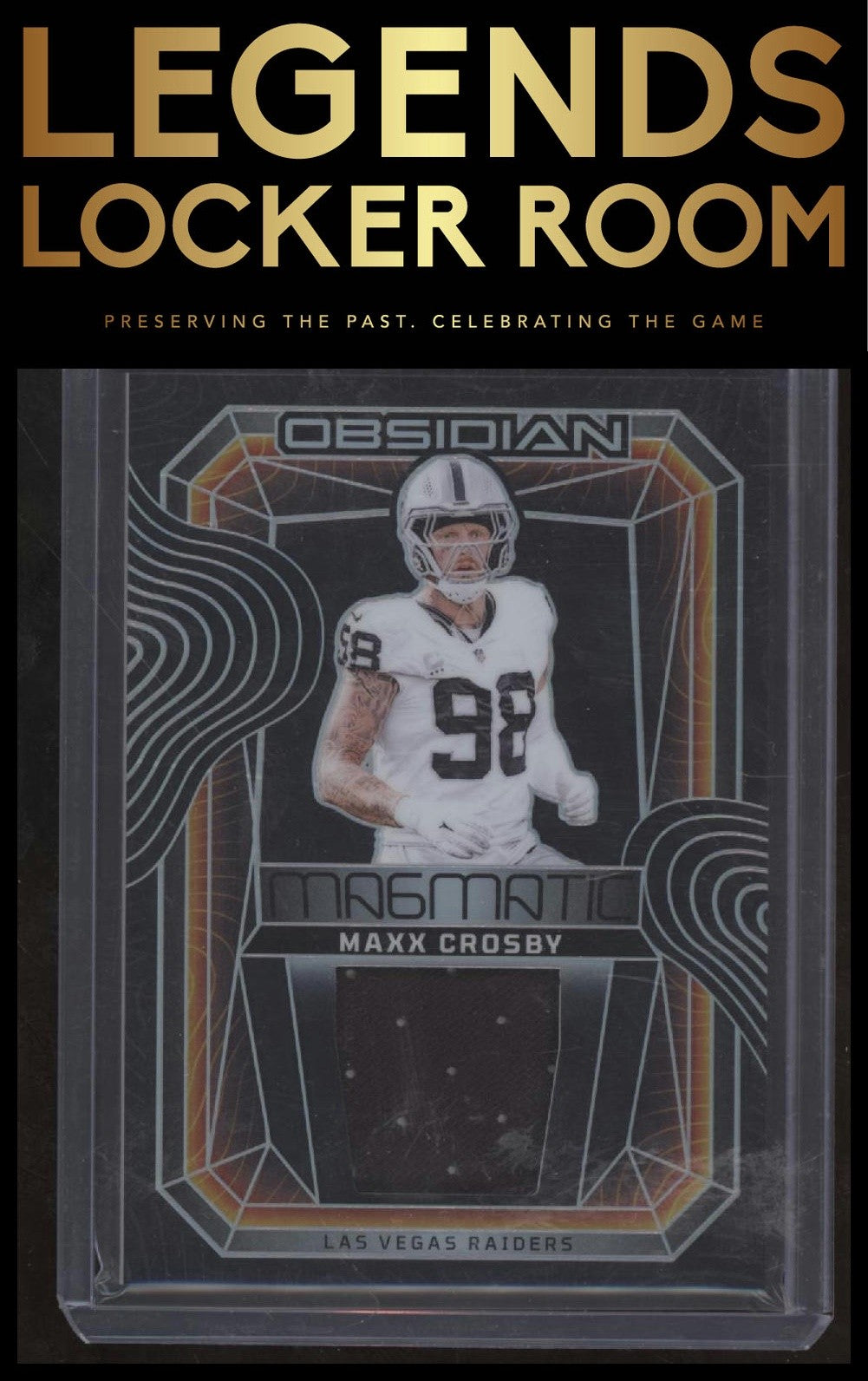 2024 Panini Obsidian - Magmatic Memorabilia #7 Maxx Crosby