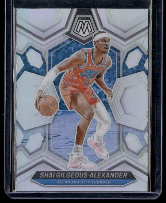 2023-24 Panini Mosaic #85 Shai Gilgeous-Alexander Silver