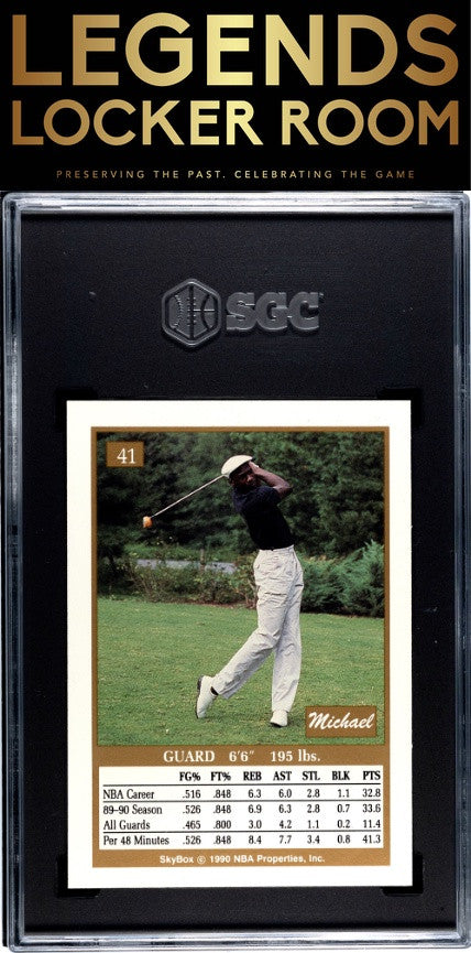 1990-91 Skybox #41 Michael Jordan SGC 7