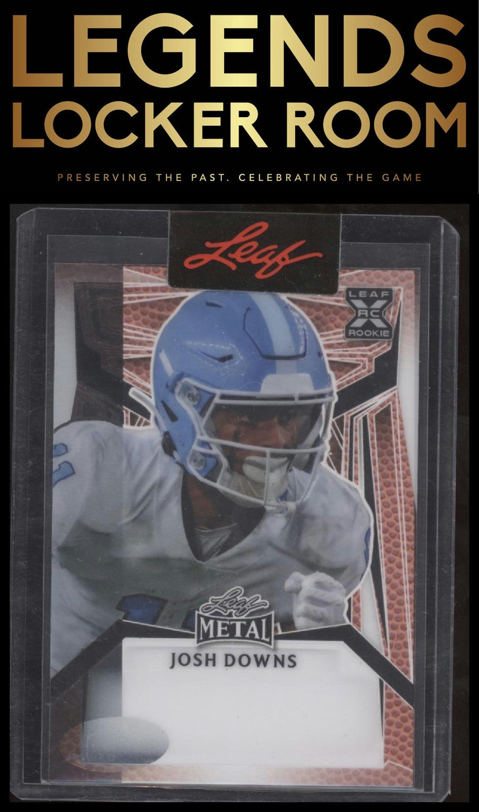 Leaf Metal Pre Production proof Josh Downs 1/1