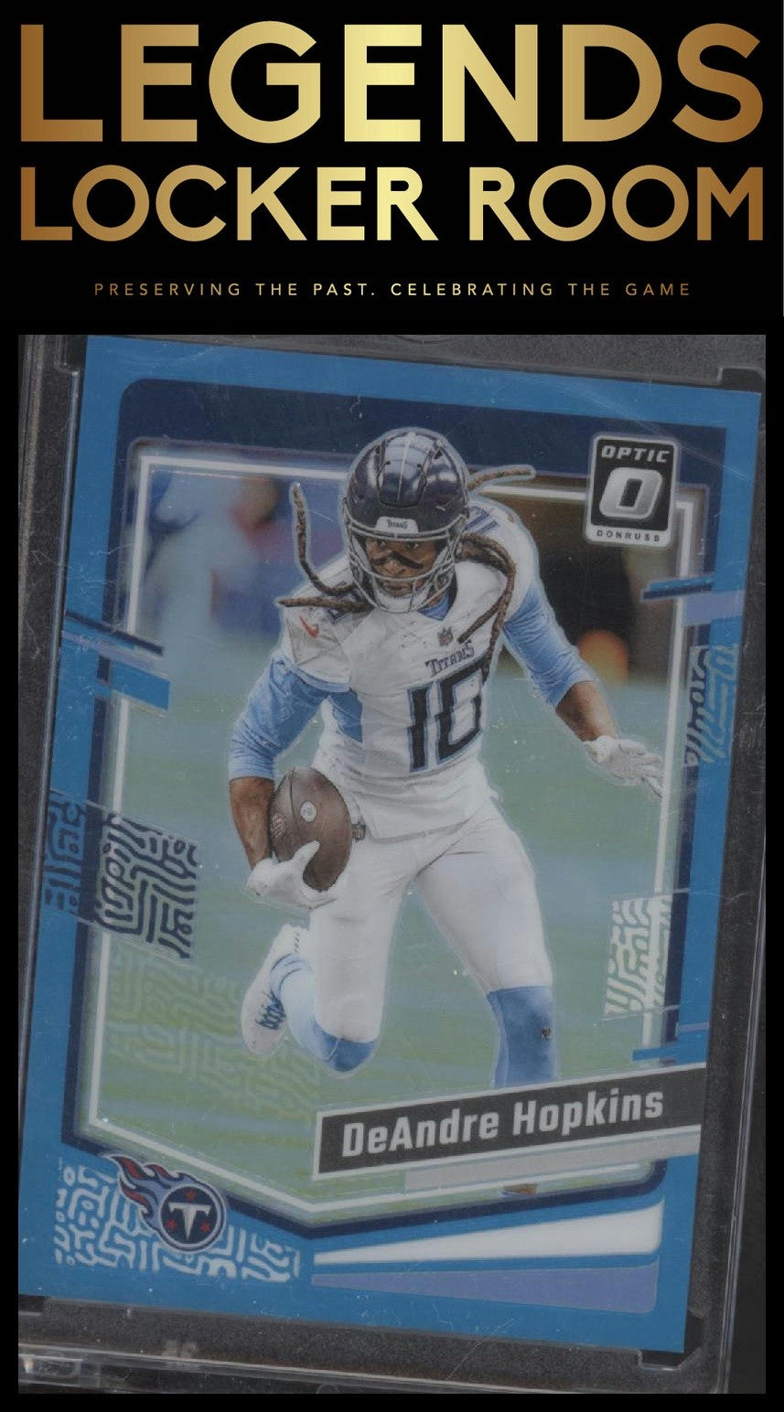 2023 Donruss Optic #188 DeAndre Hopkins Aqua #/299