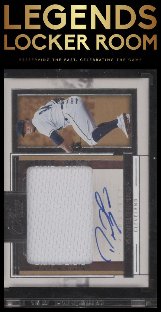 Daniel Espino 2024 Panini Three and Two Encased Auto Prospect Jersey /99