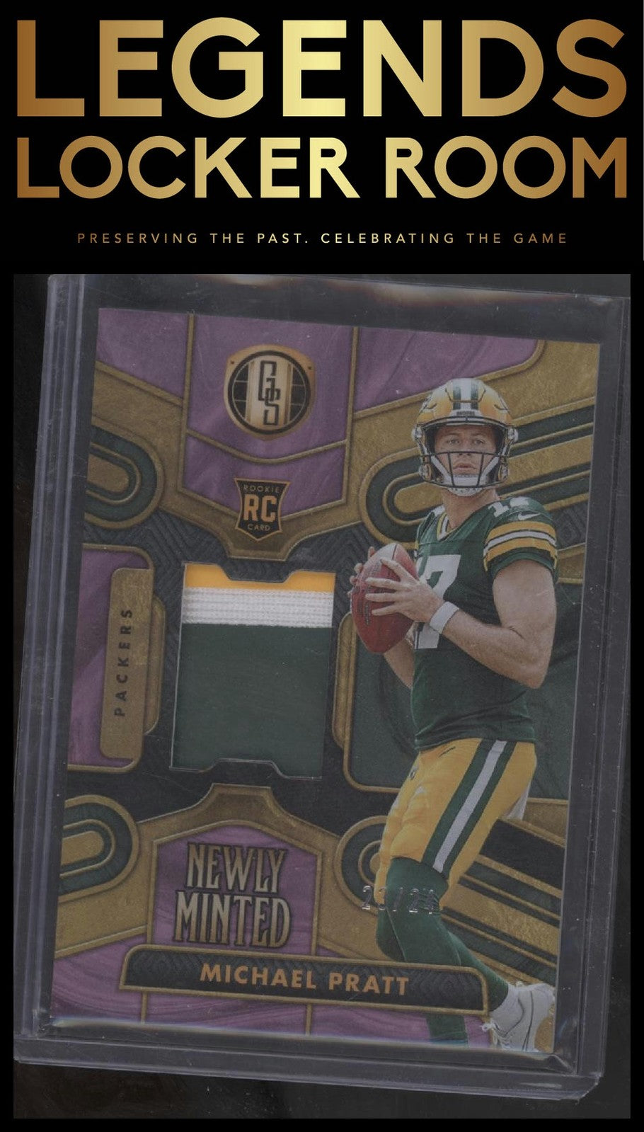 2024 Panini Gold Standard #NMM-MPT Michael Pratt Newly Minted Rose Gold #/24