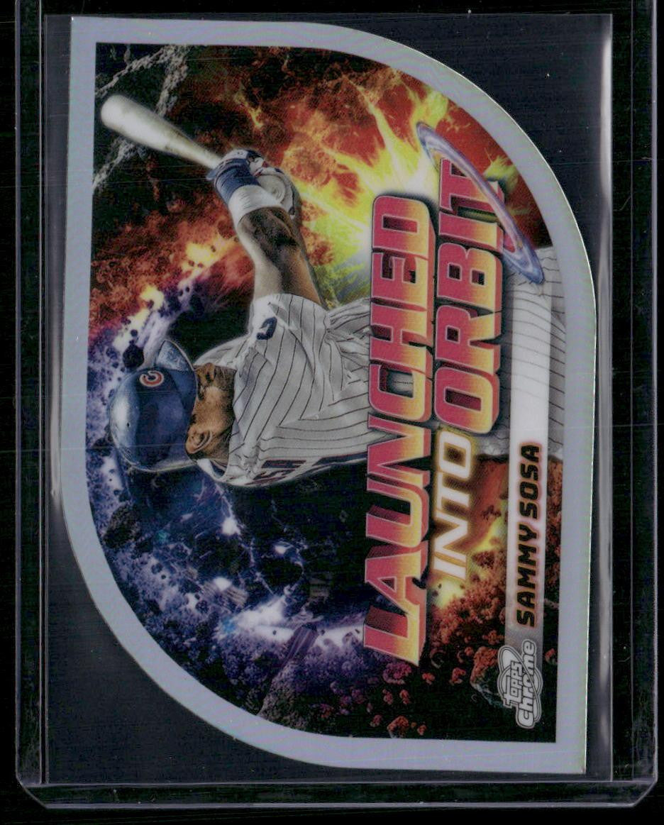 2024 Topps Chrome Cosmic #LIO-10 Sammy Sosa Launched into Orbit