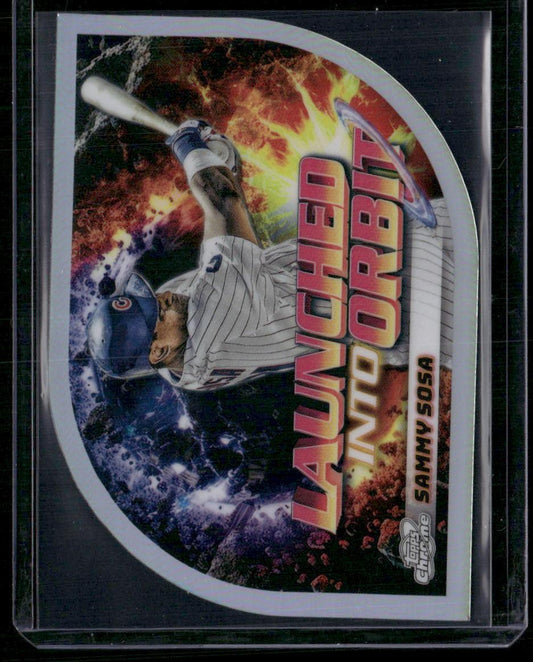 2024 Topps Chrome Cosmic #LIO-10 Sammy Sosa Launched into Orbit