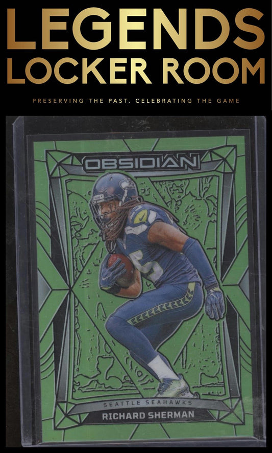 2024 Panini Obsidian Richard Sherman Base Green 1/5