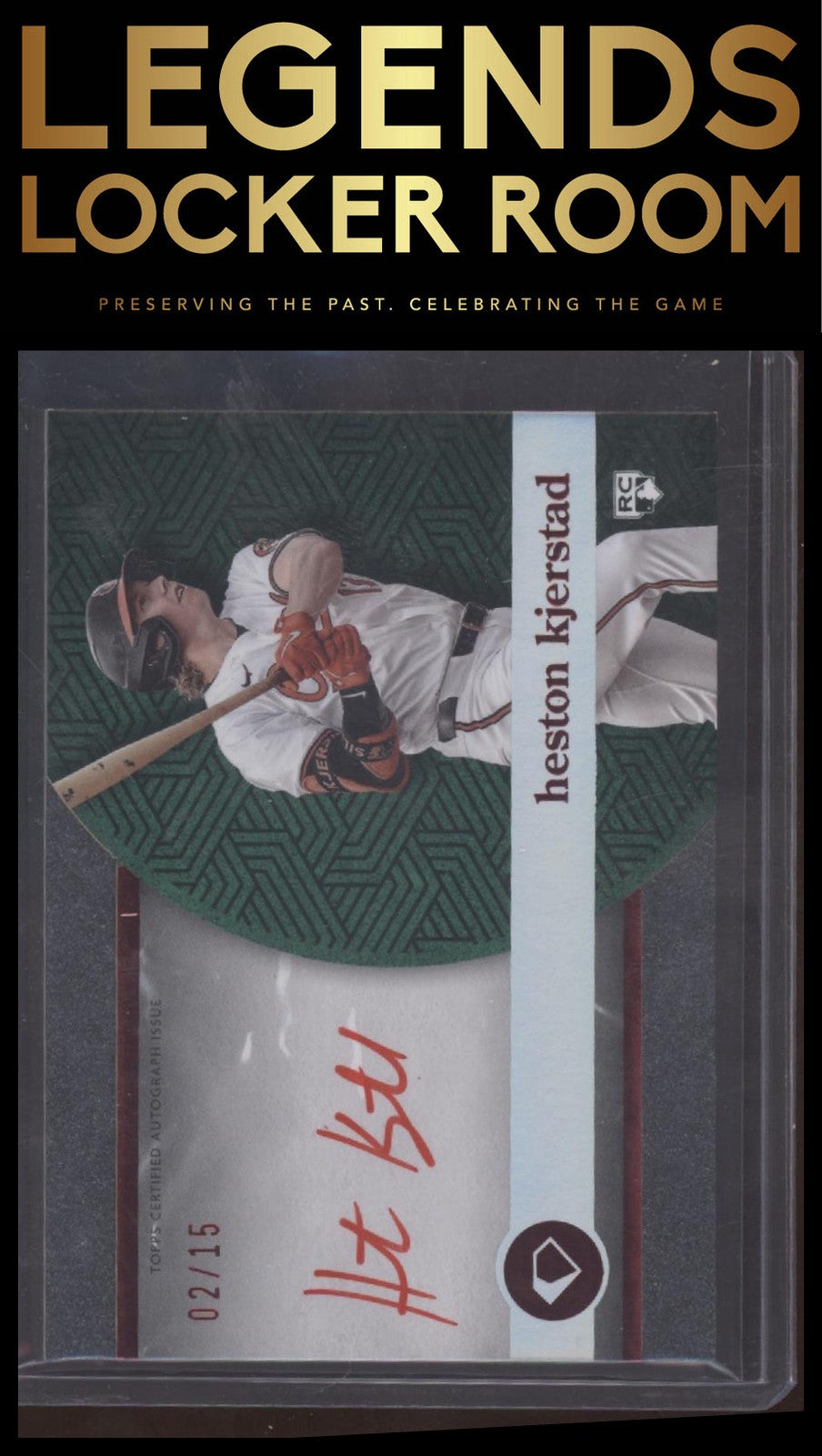 2024 Topps Diamond Icons Heston Kjerstad White Polychromatink Red Ink #/15