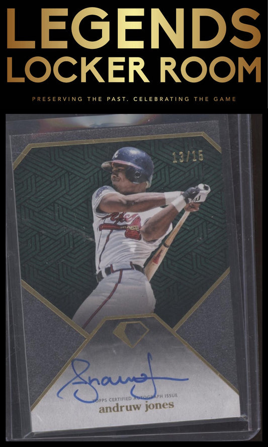 2024 Topps Diamond Icons #DIA-AJ Andruw Jones Diamond Icons Autographs #/15