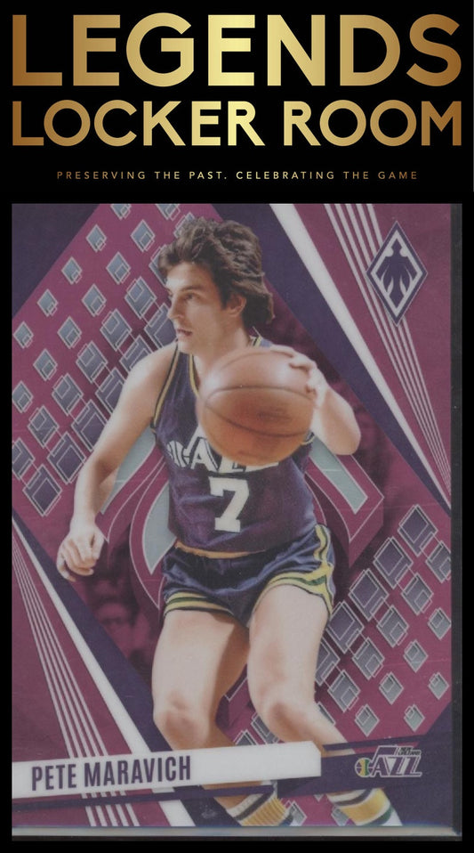 2023-24 Panini Phoenix #45 Pete Maravich Pink #/175