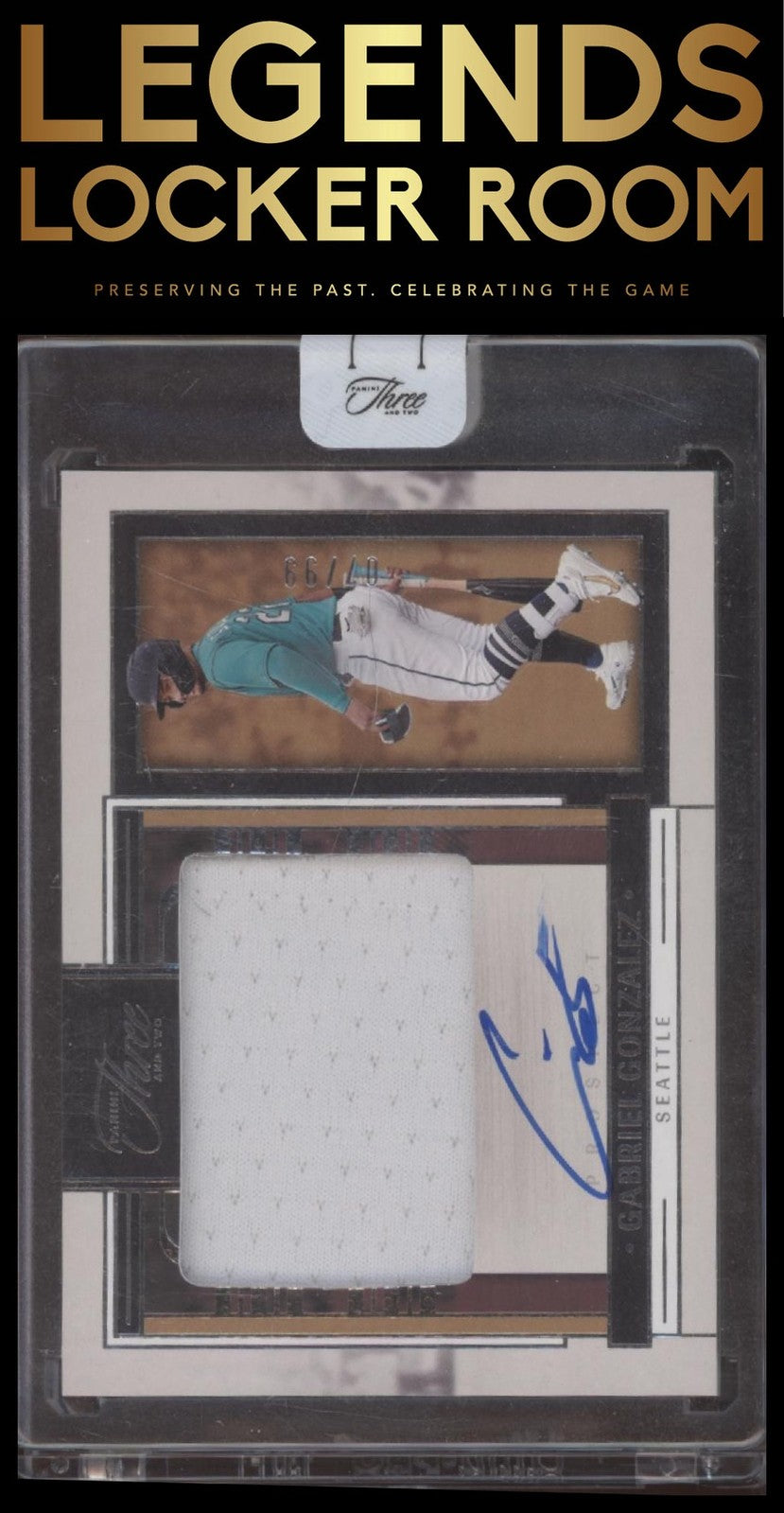 2024 Panini Three and Two Gabriel Gonzalez Prospect Jersey Auto /99