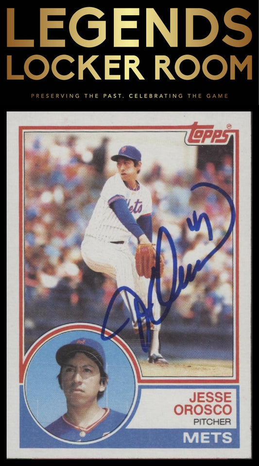 1983 Topps #369 Jesse Orosco Auto