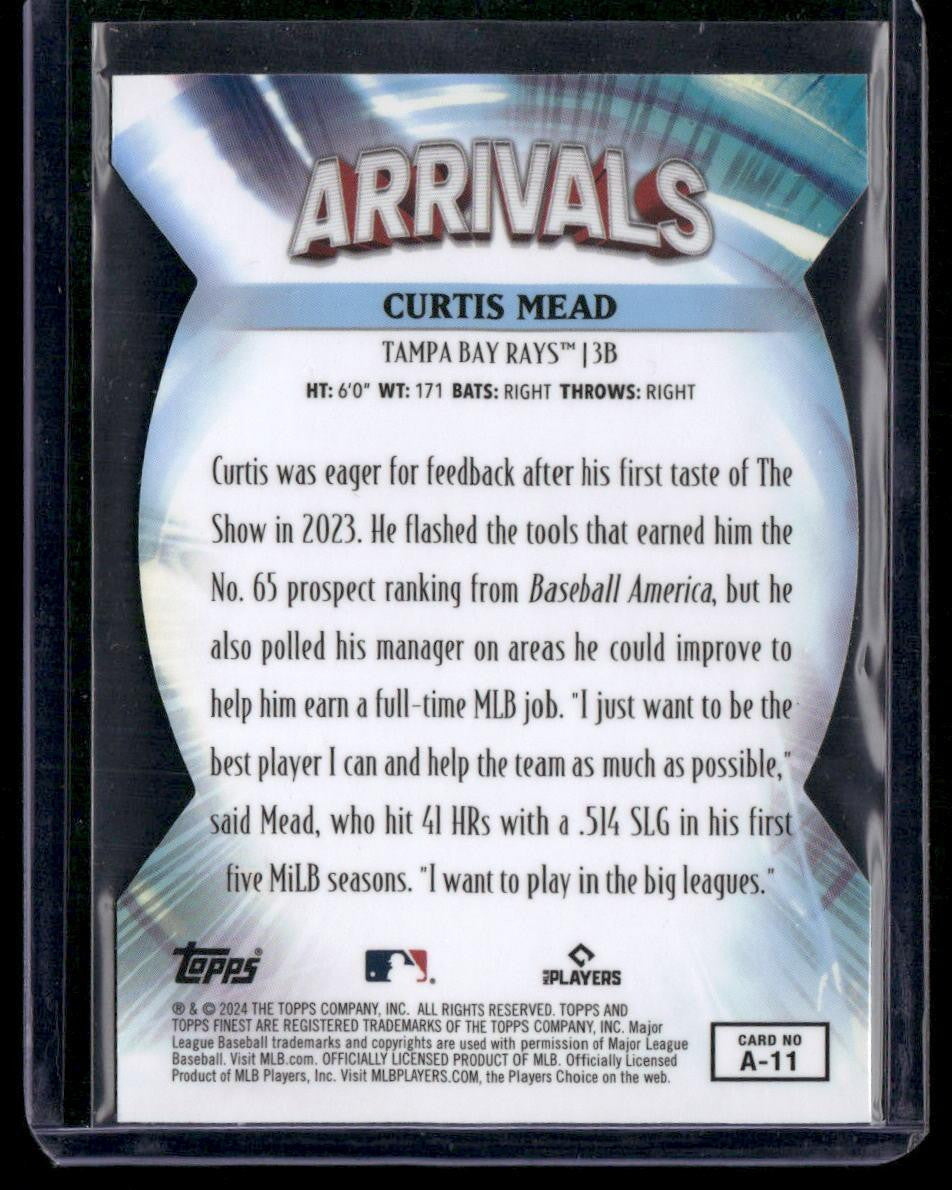 2024 Finest #A-11 Curtis Mead Arrivals