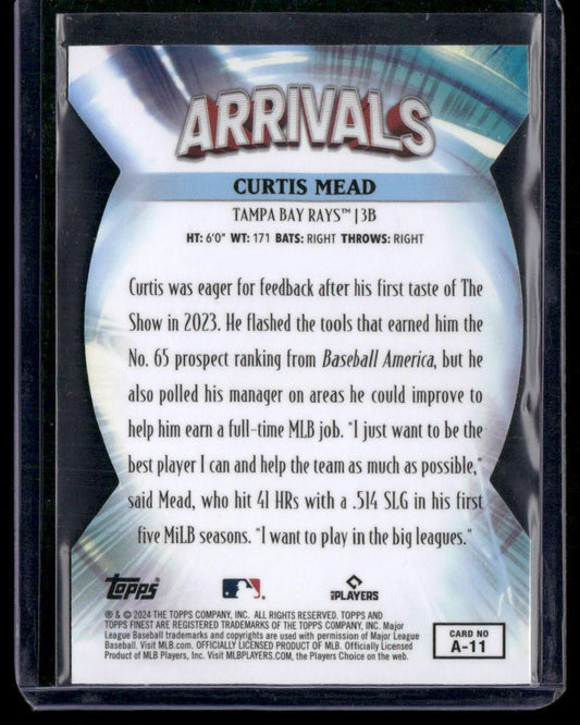 2024 Finest #A-11 Curtis Mead Arrivals