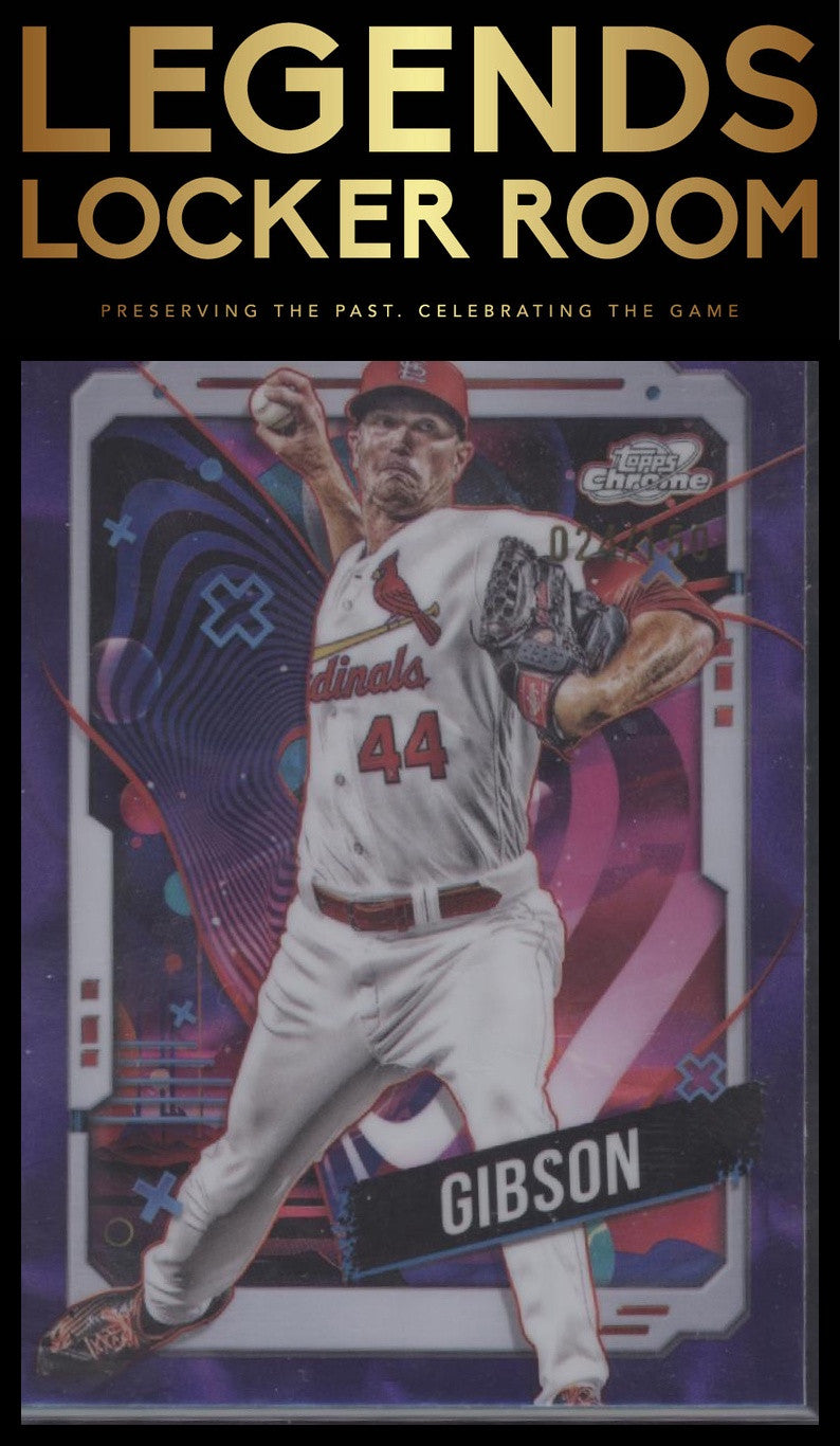 2024 Topps Chrome Cosmic #82 Kyle Gibson Purple Nebula Refractors #/150