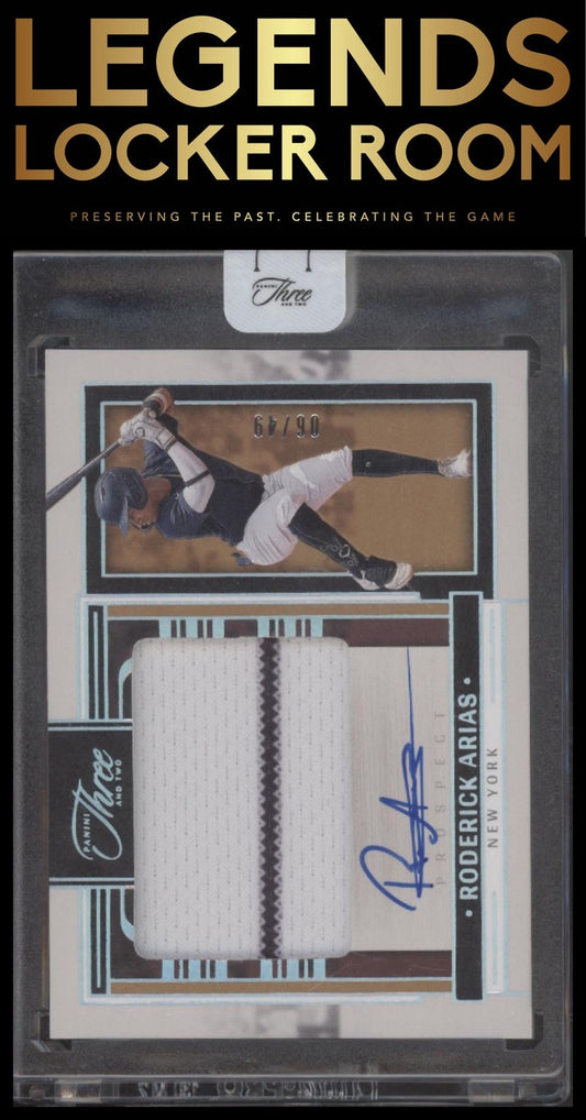 2024 Roderick Arias Panini Three And Two Prospect Jersey Autograph /49