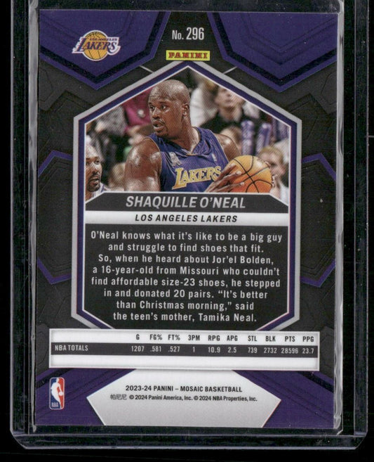 2023-24 Panini Mosaic #296 Shaquille O'Neal